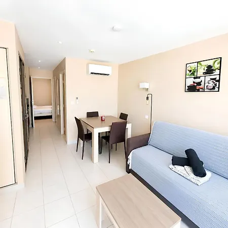 Les Palmiers - Piscine - Wi-fi - Clim & Parking דירה *