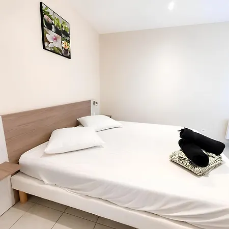 Appartement Les Palmiers - Piscine - Wi-fi - Clim&parking